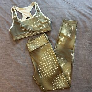 Nike Olive and grey Girl’s Leggings